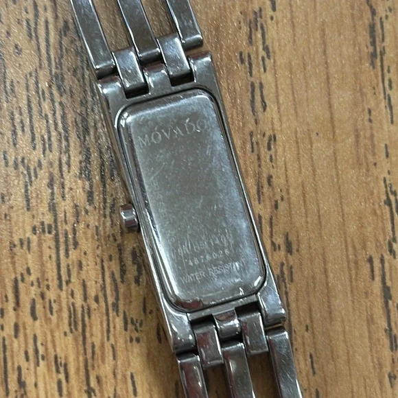 Ladies Movado Watch Esperanza M.O.P Rectangle Dial Diamond Bezel 84 H5 1400 S